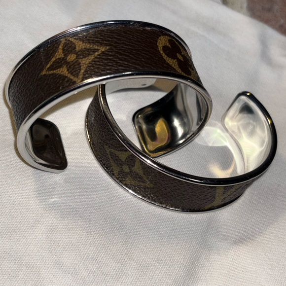 Louis Vuitton Monogram Cuff Bracelets - Picture 3 of 4